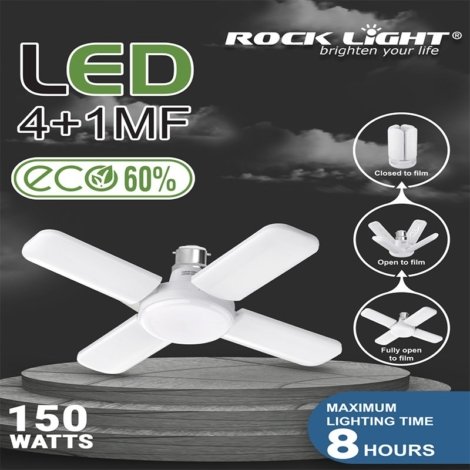 LED light eco friendly fan