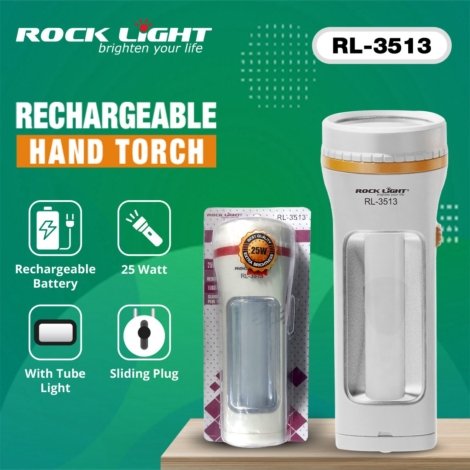Rechargeable hand torch