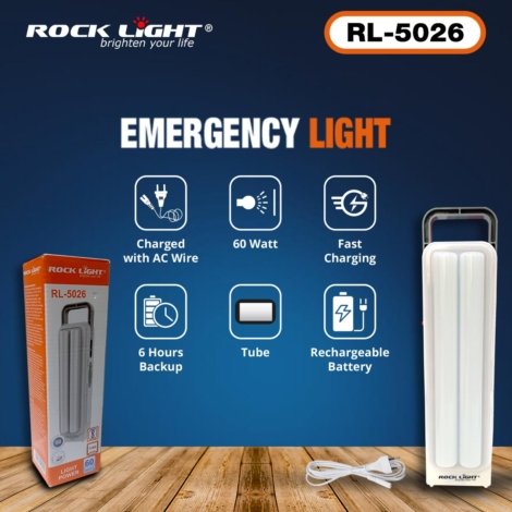 Rechargeable emergency light