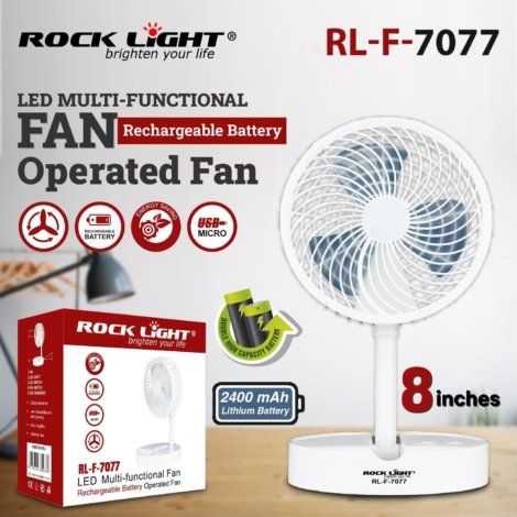 LED multi functional fan