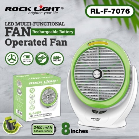 LED multi functional fan