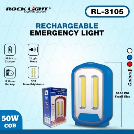 Rechargeable emergency light