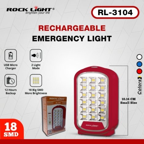Rechargeable emergency light