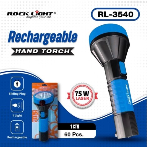 Rechargeable hand torch