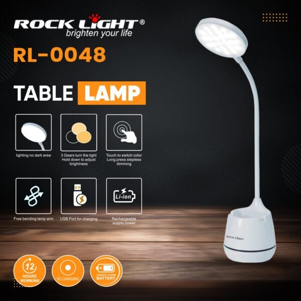 Rock light study lamp