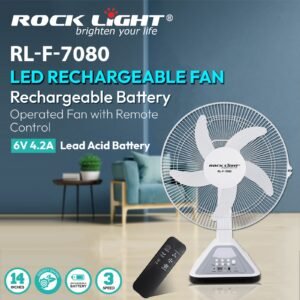 Rock light fan