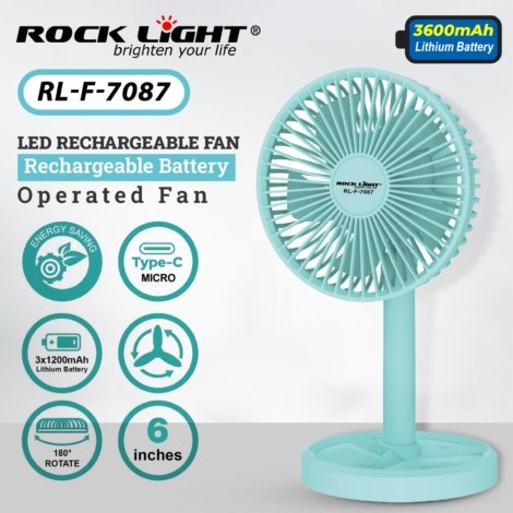 Rechargeable fan