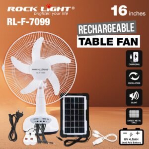 Rock light fan