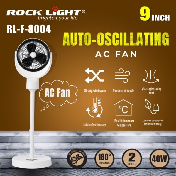 Rock light fan