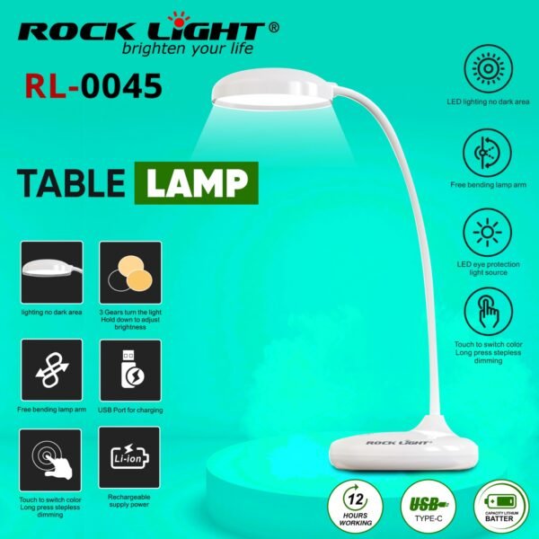 Rock Light Study Lamp