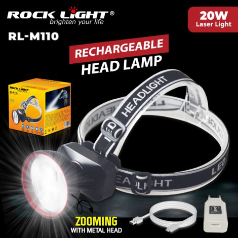 Metal head lamp