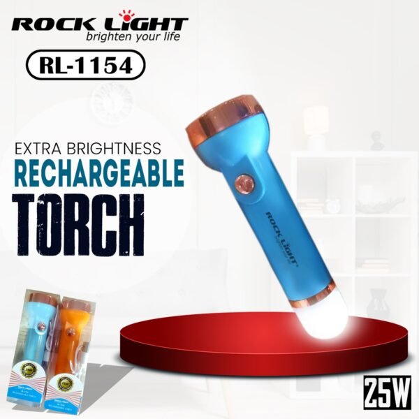 hand torch with built-in rechargeable battery