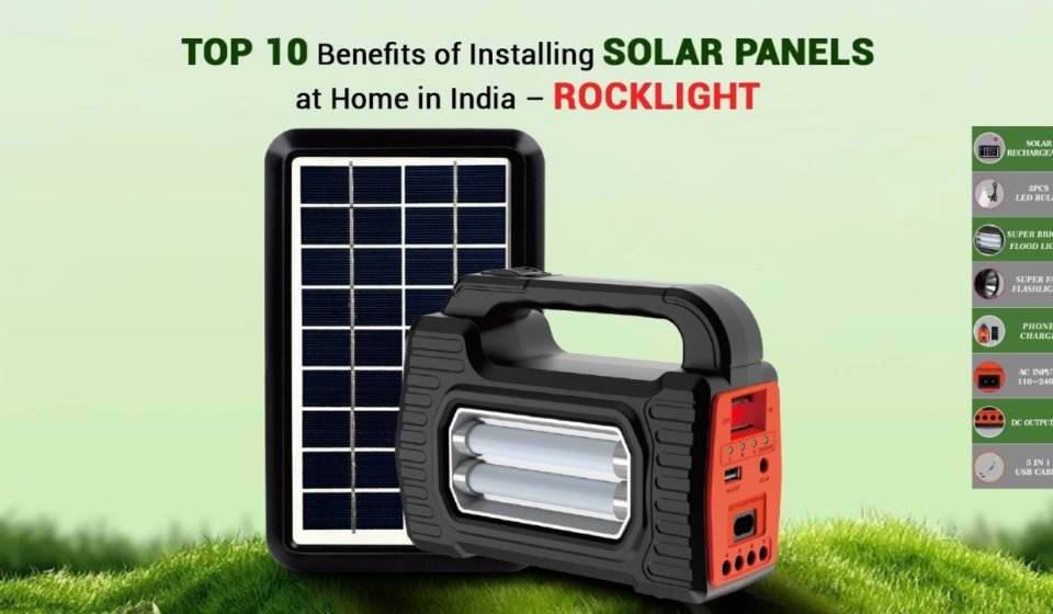 Buy solar panel for home online in India