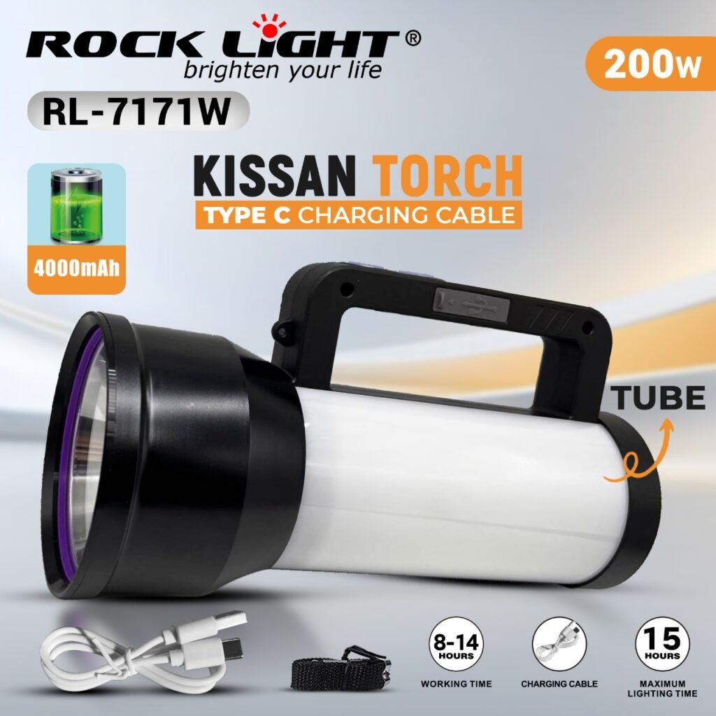 Bright & Durable Kissan Torch for Farmers & Outdoor Use