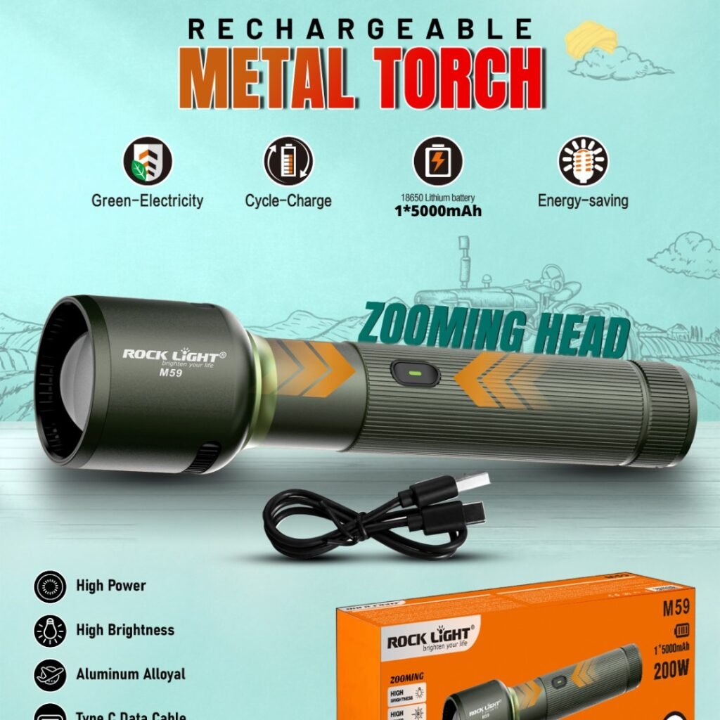 RL M59 high-performance Metal Torch with sturdy metal design ...